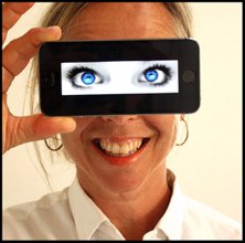 Karin Johansson Mex med mobil-goggles